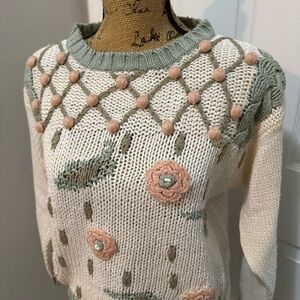 Vintage Patterned Sweater